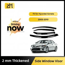 Fits for Hyundai Sonata 2005-2010 Side Window Visor Sun Rain Deflector Guard