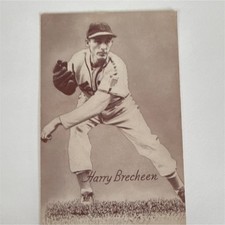 Exhibits Exhibit Card Harry Brecheen Baseball Card Card Stock Collectible