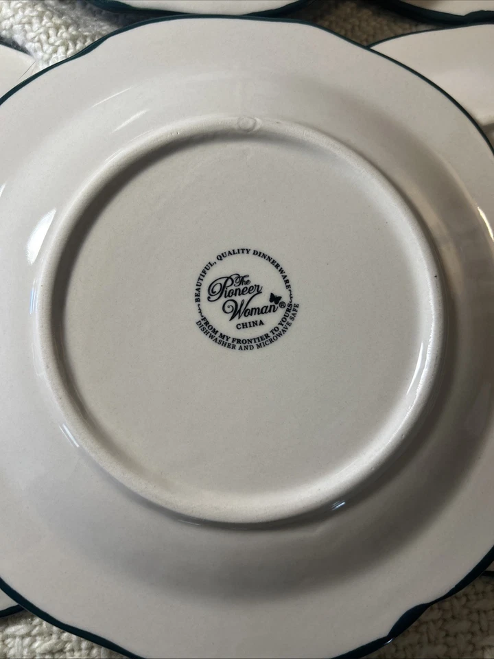 Juego de seis (6) platos de ensalada flores de otoño The Pioneer Woman Foto 3 de 4