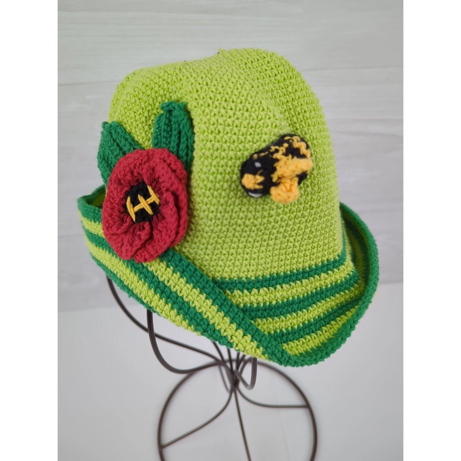 Day Lee Design for San Diego Hat Co. Baby, Toddler Hat, 1-2T, Hand Crocheted NWT