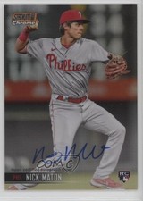 2021 Topps Stadium Club Chrome Orange Refractor /25 Nick Maton Auto 1g2w