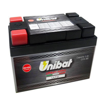 BATTERIA A LITIO UNIBAT 12V 5AH ULT-2 SUZUKI GSX-R 1000 2015 2016 ABS