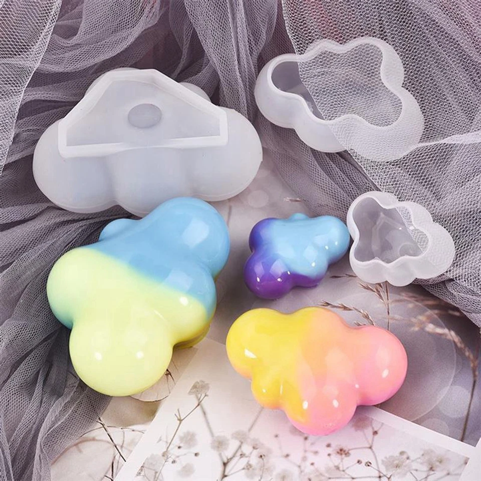 3Pcs Clouds Silicone Molds Easy Demoulding Handmade Chocolates For GXBP - Image 3 of 4