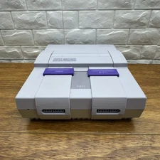 Super Nintendo SNES Console Only SNS-001 Powers On No Display For Parts/Repair