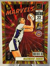 💫🏀CAMERON BRINK2025 Panini Donruss WNBA Net Marvels Holo Red Laser SP /25!🏀💫