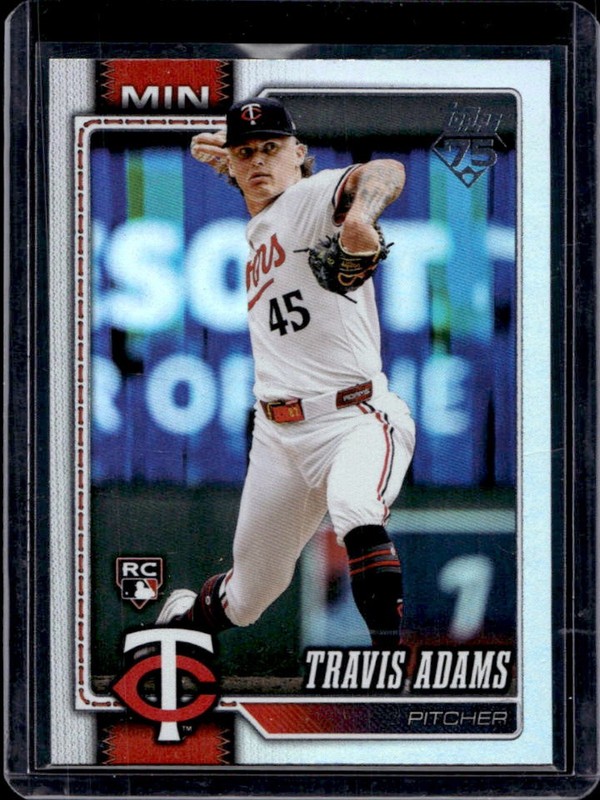 2026 Topps Travis Adams RC Rookie #149 Twins