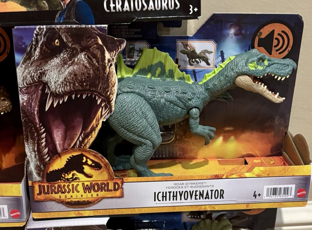 Figura Sinoceratops Rugiente De Jurassic World – Dinosaurio De 33 Cm Con Sonidos Y Ataque De Cabeza, Juguete +4 Años Con Realidad Aumentada