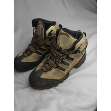 Adidas GeoFit Botas de Senderismo Tostadas Negras Agarre de Montaña Medio Top Zapatos de Trail Talla 7.5