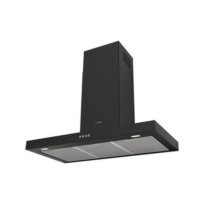 Faber Dunstabzugshaube Stilo Comfort Wandhaube 90 Cm Schwarz Matt