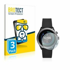 Fossil Sport 43 mm , 3 x BROTECT TEMPERED GLASS Premium Screen Protector
