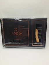 LANGE Brillante 7 Pc Hair Extension Set 100% Human Hair #41 Ash Blonde 14" New