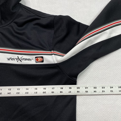 ZeroXposur Boys Active Jacket sz L Black Long Sleeve Full Zip Embroidered Patch - Picture 6 of 23