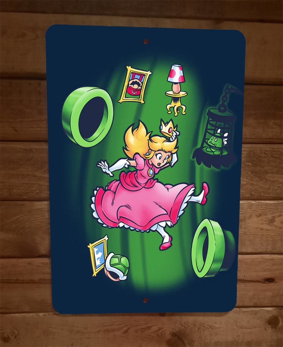Princess Toadstool Alice in Wonderland Warp zone Rabbit Hole 8x12