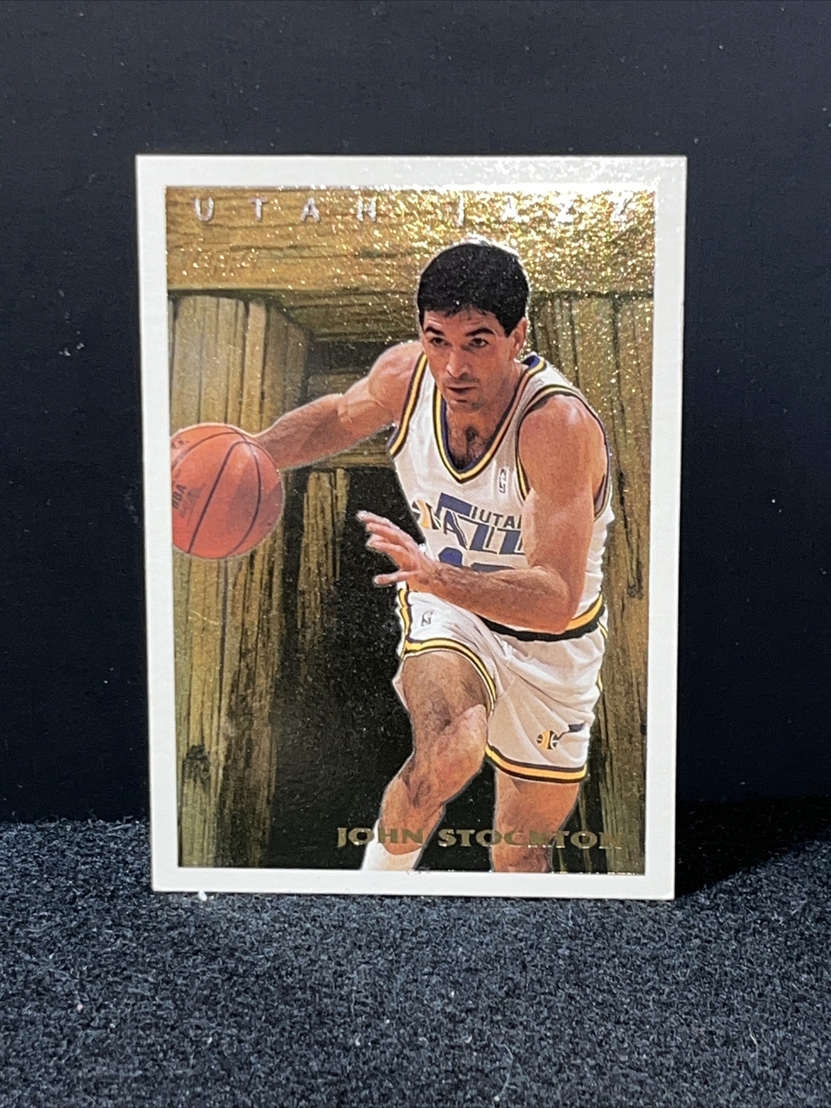 John Stockton 1995 Topps “Pan For Gold” #PFG2 Gold Foil Utah Jazz ShipsSameDay