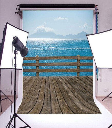 Wood Floor Photography Backdrop Photo Studio Background Prop 3*5FT 5*7FT - Picture 7 of 26