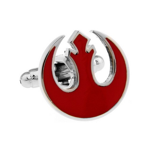Rebel Alliance Cufflinks | Star Wars Wedding, Groomsmen Gift, Wedding Cuff Links - Picture 7 of 8