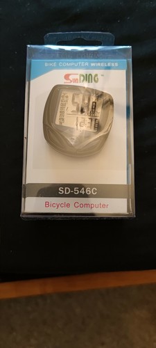 Sunding SD-546C Wireless LCD Bike Computer Waterproof Odometer Speedometer - Picture 1 of 3