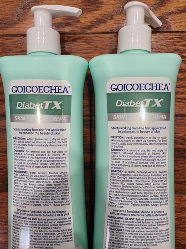 2 GOICOCHEA DIABETTX SKIN LOTION 13.5 FL OZ EACH INTENSELY MOISTURIZES MEXICO - Picture 3 of 3