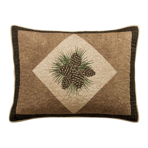 Donna Sharp Twin Bedding Set - 2 Piece - Antique Pine Lodge Quilt Set with Tw... - Picture 2 of 5