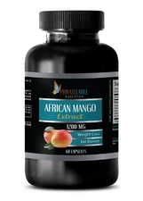 AFRICAN MANGO 1200mg - Resveratrol & Acai Fruit - Natural Weight Loss 1 Bottle