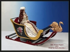 1:12 Visual Mini Doll Dressing Made Easy~ ARTIST Dana Burton~ SLEIGH QUEEN