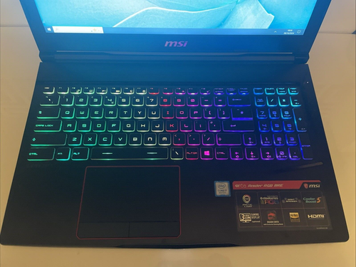 MSI GE63 Raider RGB 8RE Intel Core i7 16GB RAM GTX 1060 1TB + 256GB - Picture 2 of 4