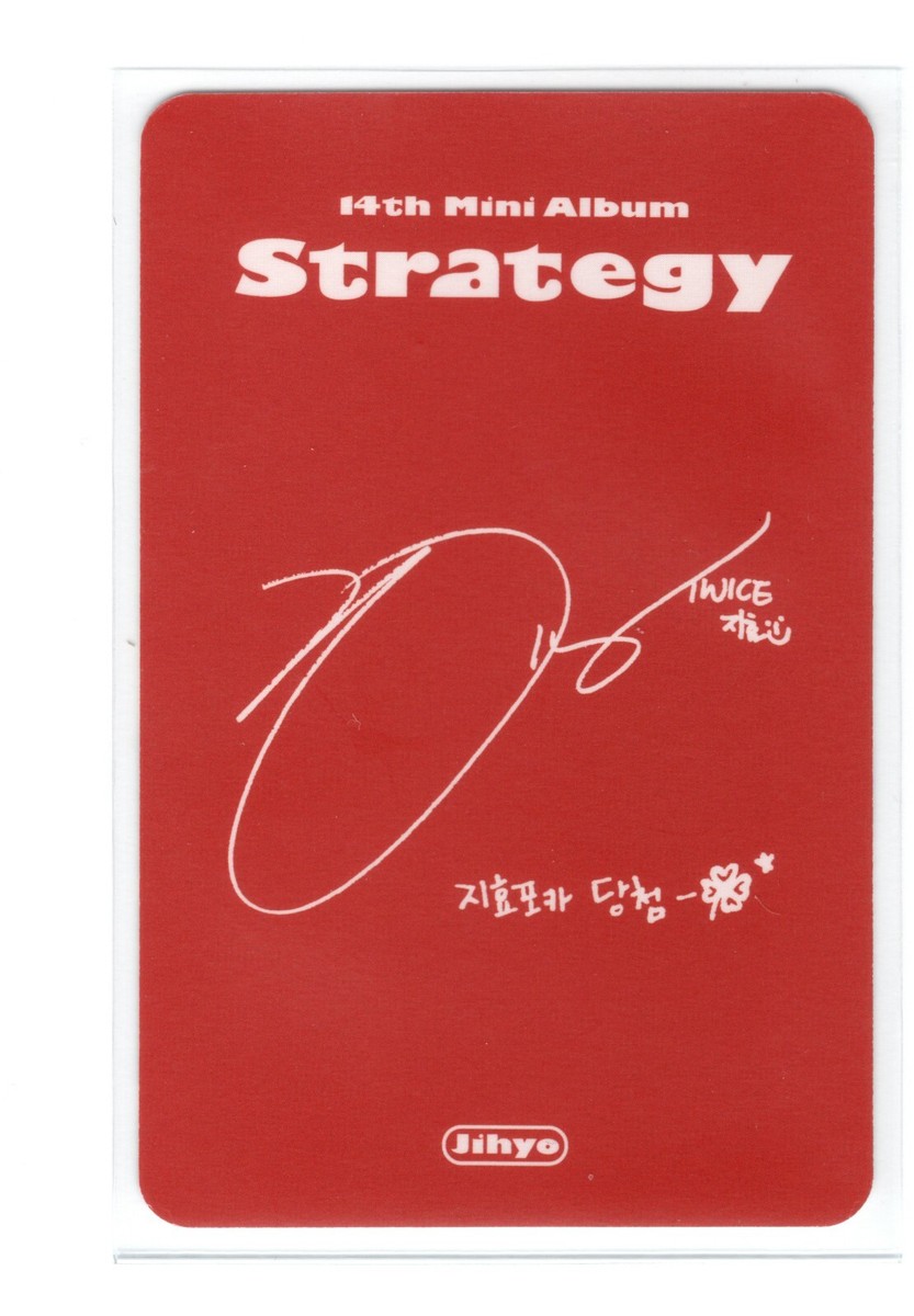 Twice Jihyo Photocard | Strategy | eBay