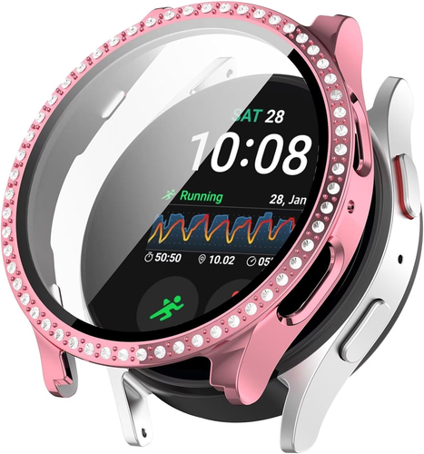 FTRONGRT Cover Compatibile Con Samsung Galaxy Watch 7 40Mm, PC + Pellicola Tempe - Zdjęcie 11 z 12