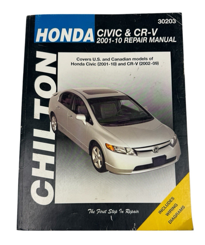 Honda Civic 2001-2010 CR-V Chilton Repair Manual