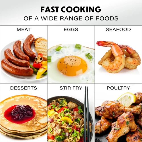 Commercial Electric Griddle & Flat Top Grill Hot Plate 55cm 3kW BBQ Stainless - Picture 8 of 10