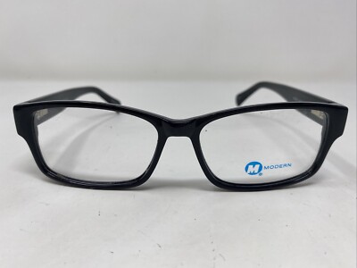 Modern NTC-1 BLACK 54-17-145 Plastic Full Rim Eyeglasses Frame JI16