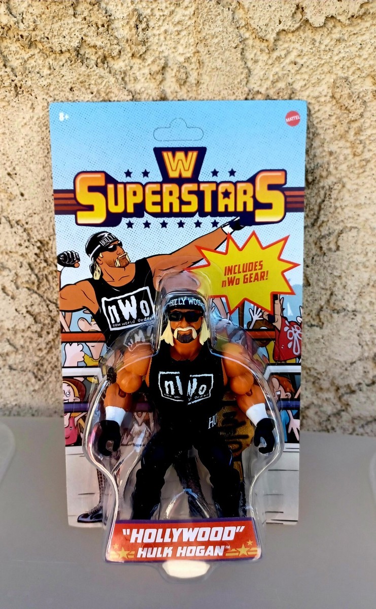 Mattel Walmart Retro WWE WCW WWF Superstars NWO Hollywood Hulk