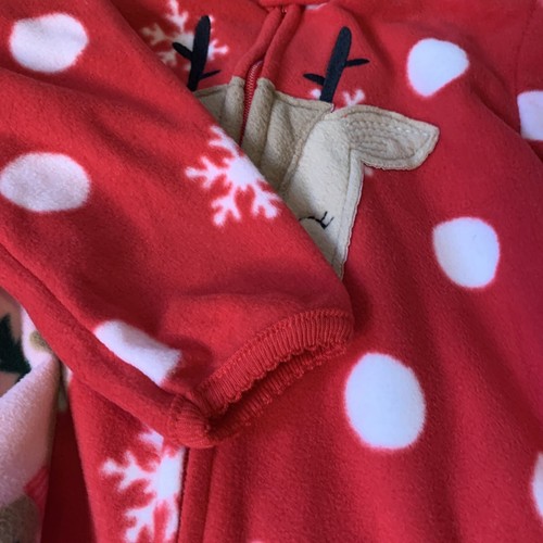 Carter Toddler Girls 2-Pk Unionsuit 2T Footed One-piece PJ Fleece Just One You - Picture 9 of 17