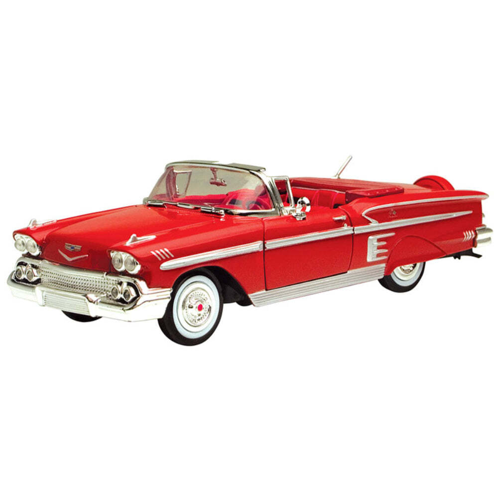 ミニカー Motormax 1/24 1958 Chevrolet Impala RED Amazon.com: Motor Max 1:24 W/B American Classics 1958 Chevrolet