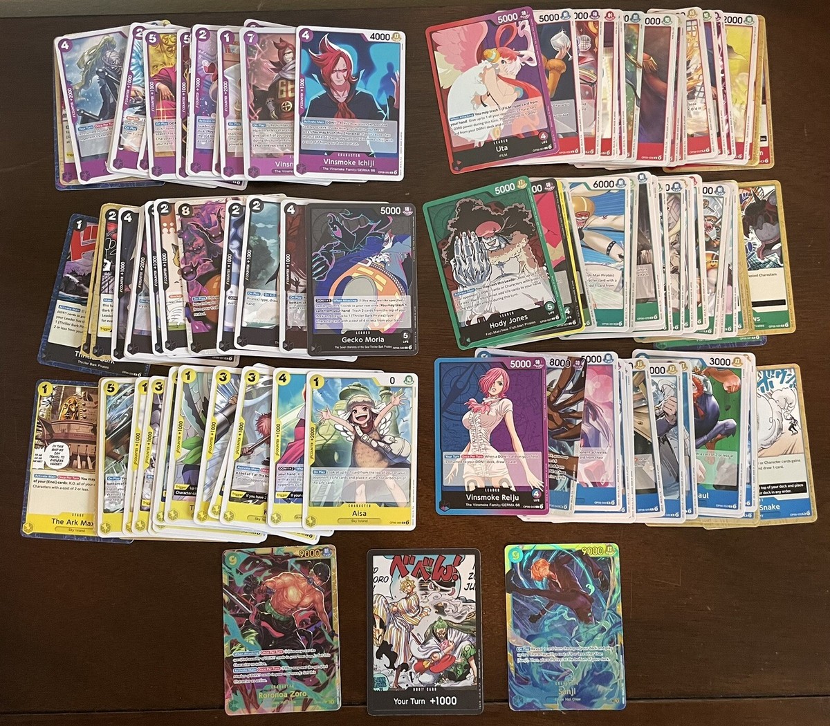 One Piece Wings Of The Captain OP-06 Complete Set 119 Cards