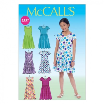 McCalls Schnittmuster 7079 Kinder, Jugendliche GRL (7-8-10-12-14)