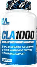 Evlution Nutrition CLA 1000 - Stimulant Free Weight Loss - 90 or 180 Servings