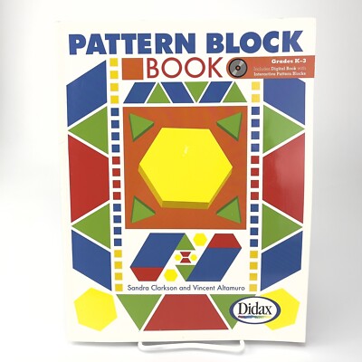 Pattern Block Book Grades K-3 by Sandra Clarkson Digital Book CD ...