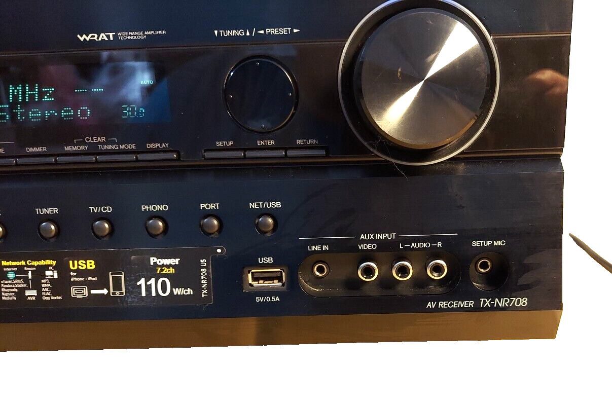 ONKYO TX-NA708 AVアンプ オンキョーAVアンプTX-NA708 ONKYO 7.1ch対応AVセンター TX-NA708(B