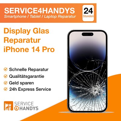   iPhone 14 Pro Displayglas Reparatur Display Glas Frontglas
