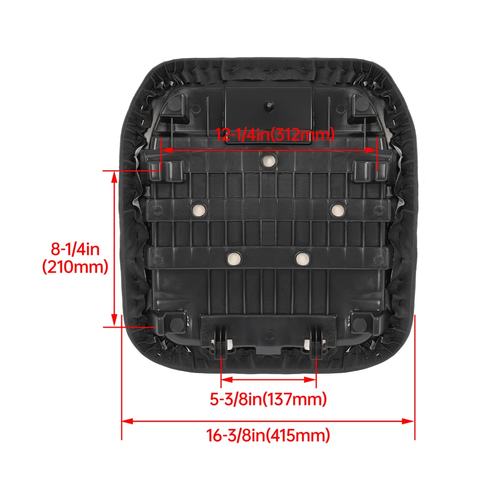Black Bottom Seat Assembly For For Yamaha Viking 700 YXM700D 4X4 2014-2022 Foto 4 de 4