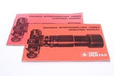   1 PENTAX TAKUMAR ES II INTERCHANGABLE LENS ORIGINAL INSTRUCTIONS MANUAL 134-1