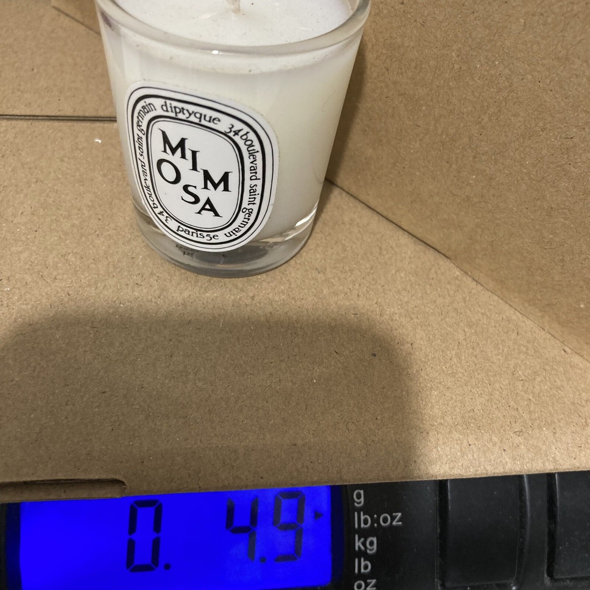 DIPTYQUE MIMOSA Mini Travel Candle 35g 1.23oz New DUSTY