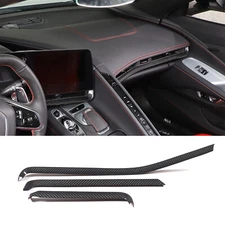 Center Console Dashboard Panel Trim For Corvette C8 Z51 Z06 Carbon Interior Kit