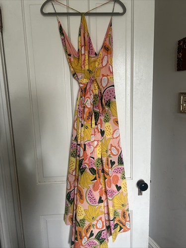 Hutch Watermelon Maxi Dress Lee Sleeveless New Small S Printed Anthropologie - Picture 3 of 3