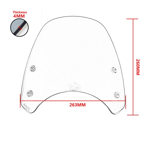 Smoke Grey Windscreen Windshield Screen For KAWASAKI Eliminator 500 2023-2025 - Picture 8 of 8