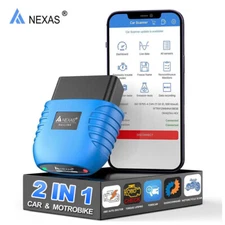 NEXAS NexLink Bluetooth OBD2 EOBD Auto Diagnostic Code Reader for IOS Android