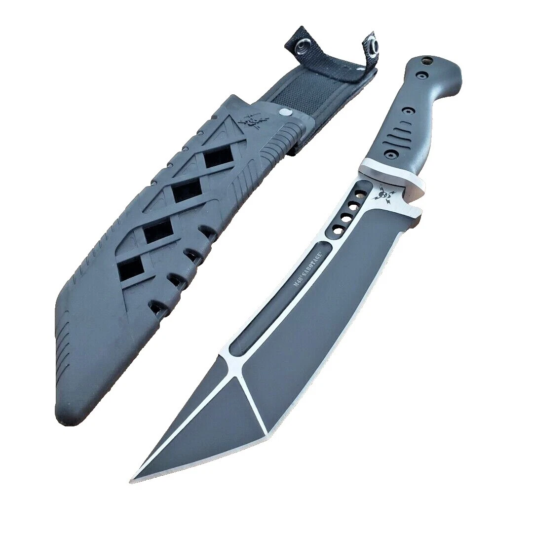 Mango de Goma United Cutlery Bowie modernos de colección Cuchillos de Hoja Fija producidos en fábricas