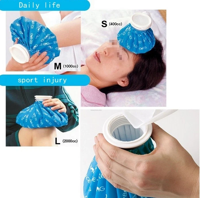 1 REUSABLE ICE PACK BAG, to Reduce Fever First Aid Injury Pain