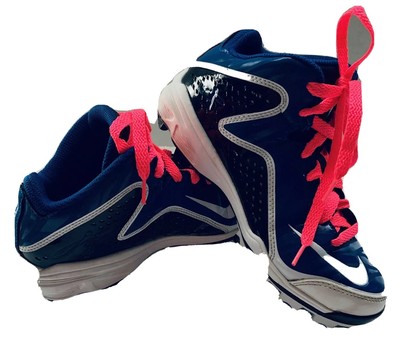 red white and blue youth baseball cleats